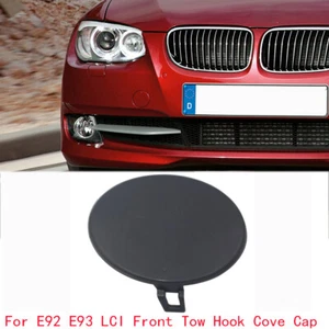 For BMW E92 E93 3-Series LCI Front Bumper Tow Hook Cover Cap 328i 335i Unpainted - Picture 1 of 9