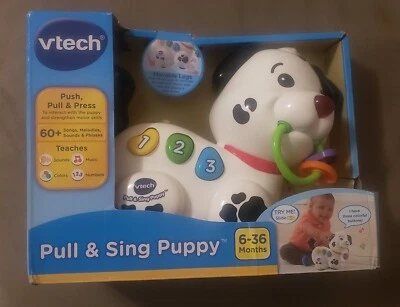 VTech Pull and Sing Puppy Toy 6-36 Mounts - Image 1 of 3