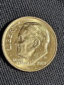 2014 D Dime Errors Struck Off Center, DDO, DDR - Picture 1 of 6