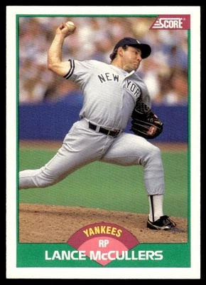 1989 Score Rookie & Traded Lance McCullers New York Yankees #63T - Image 1 of 2
