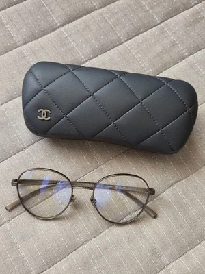 CHANEL Anteojos/Gafas de Sol OCH 2197ST Titanio 333SB Marco 50□19-140 con Estuche Foto 1 de 4