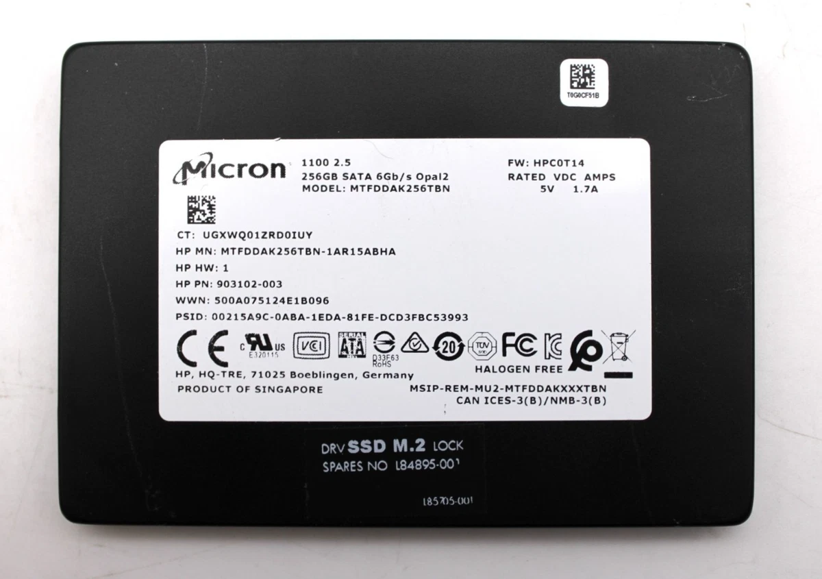 Micron SATA III 256 GB Solid State Drives for sale | eBay