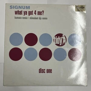 Signum - What Ya Got 4 Me? - Tidy Trax 12" Vinyl DISC ONE - TIDY163T - Bild 1 von 5