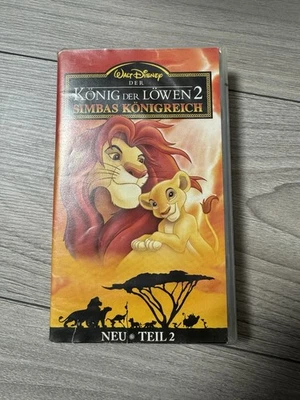 Walt Disney Meisterwerke Der König der Löwen 2  VHS Video-Kassette mit Hologramm - Image 1 of 4