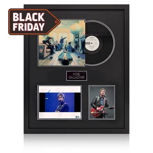 Noel Gallagher Signed 10x8 Image LP Elite Frame (Beckett) - Picture 1 of 2