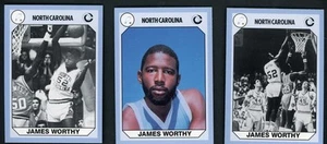3x 1990-91 Collegiate Collection North Carolina Tar Heels James Worthy Lot 1 - Bild 1 von 2