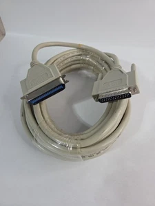 Vintage Parallel Printer Cable IEEE-1284 DB25M To CN36M 25ft - Picture 1 of 6