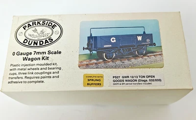 PARKSIDE DUNDAS PS27 GWR 12/13 TON OPEN GOODS WAGON DIAGS 032/033 O GAUGE KIT - Image 1 of 4
