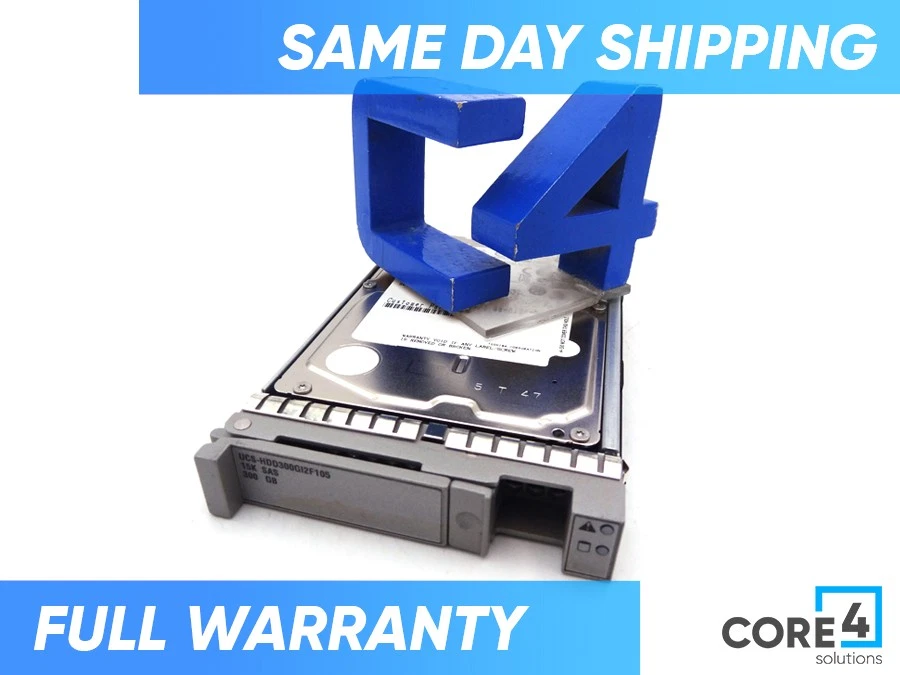 CISCO UCS-HDD300GI2F105 UCS 300GB 15K 2.5 SAS HARD DISK - Image 1 of 1