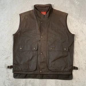 Chaqueta de Cera R M Williams Para Hombres Grande Marrón Chaleco Australia Impermeable Chaleco de Caza - Imagen 1 de 16