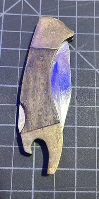 老式巴基斯坦制造不锈钢折叠巴克刀 — 第 1/3 张图片