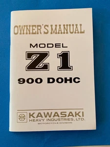 1973 KAWASAKI 900 Z1-A OWNER'S MANUAL NICE QUALITY REPRODUCTION - Bild 1 von 10