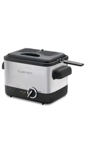 Cuisinart CDF-100 Compact 1.1-Liter Deep Fryer, Brushed Stainless Steel - Picture 1 of 4