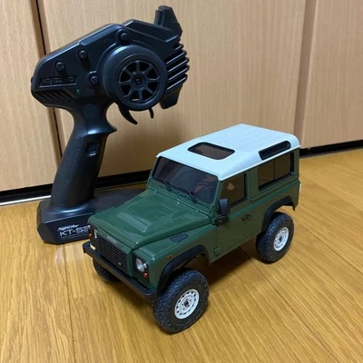 Set completo auto radiocomandata KYOSHO Mini-Z 4x4 Land Rover Defender 90 - Immagine 1 di 4