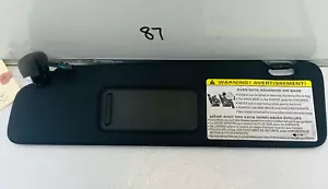 10-16 Audi A5 Quattro Driver Left Sun Visor Black Leather OEM 8H0857551B - Bild 1 von 4