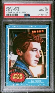 Topps Star Wars Living Set #137 2020 Cal Kestis Rookie PSA 10 SP 💎💎 Fallen Ord - Imagen 1 de 2