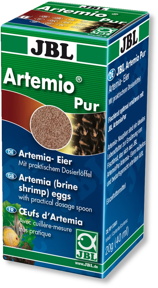 JBL Artemio Pur Lebendfutter herstellen Artemia Eier Fisch Aquarium Futter 40 ml - Bild 1 von 4