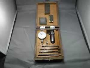 Vintage Teclock Dial Indicator - .01" Graduation w/Addl Parts and Box - Picture 1 of 7