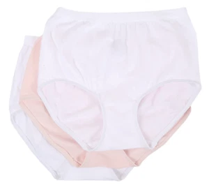 Jockey L143732 Comfies Cotton Brief Underwear 3-Pack Women's Size 6 - Picture 1 of 3