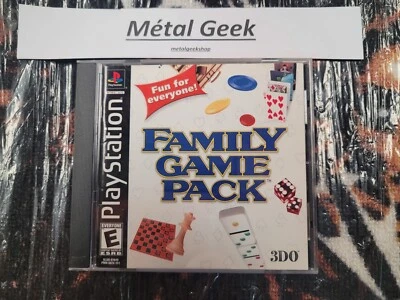 Family Game Pack Ps1 CIB EN Tested Free Shipping in Canada !! - Image 1 of 4