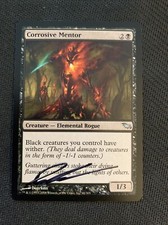 MTG Magic Corrosive Mentor Signed Artist Proof x1 Shadowmoor Daarken