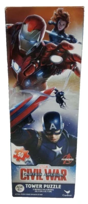 Marvel Captain America Civil War 50 Piece Tower Puzzle-Vertical - Image 1 of 4
