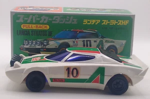 Vintage TPS Lancia Stratos HF  1/20  Supercar dash Pull-Back Rare W/Box Japan - Picture 1 of 15