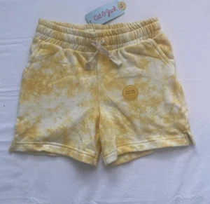 Cat & Jack Kids Yellow Tie Dye Play Shorts- Size XL - New w/ Tags - Picture 1 of 2