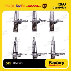 6X Fuel Injector 7E-9585 compati Caterpillar320 918F IT28F Engine 3114 3116 3126 - Picture 1 of 6