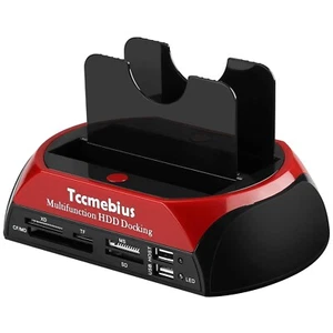 USB 2.0 SATA IDE Dockingstation HDD Festplatten Station mit Kartenleser - Bild 1 von 11