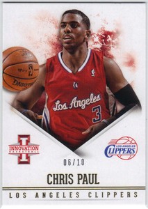 CHRIS PAUL 2012-13 PANINI INNOVATION GOLD Card #06/10 NM-MT Condition