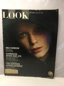 Look - August 26, 1969 Mia Farrow, Garrison, Shaw And JFK - Bild 1 von 1