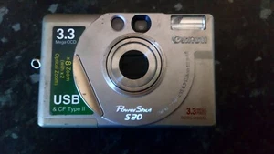Canon Powershot S20 PC 1002 3.3 MP No Charger Untested - Picture 1 of 4