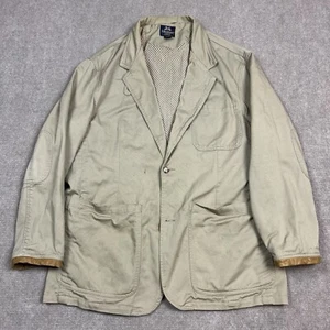 Vintage Willis & Geiger Canvas Safari Bush Jacket Field Coat Mens Large Hunting - Picture 1 of 12