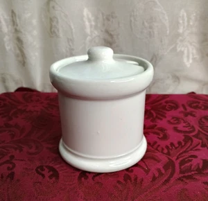 Vintage 1951 WALKER CHINA Restaurant Ware Condiment Jar / Honey Jar with Lid - Picture 1 of 5