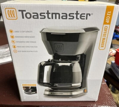 Toastmaster 12 Cup Coffee Maker TM-128CM Black - Image 1 of 3