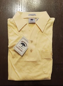 MANHATTAN NATURE KNIT BANANA YELLOW POLO (Small) - Picture 1 of 2