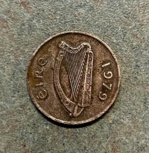 1979 IRELAND Coin Two 2 Pence Penny Coin ERIE Nice Coin - Picture 1 of 5