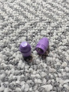 Oldschool Bmx Schrader Ventilkappen 45 Cal Bullet Style Lavendel - Bild 1 von 2
