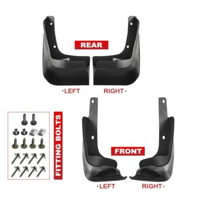 Front Rear Splash Guards Mud Flaps Mudguards for Toyota Corolla 2014-2017 Sedan Foto 1 de 4
