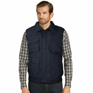 Men's Premium Multi Pocket Zip Up Military Fishing Hunting Utility Tactical Vest - Picture 1 of 10