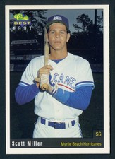 1991 Classic Best * Scott Miller * Myrtle Beach Hurricanes