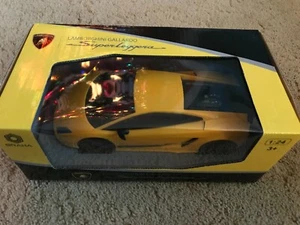 BRAHA FRICTION Lamborghini Superleggera 1:24 SCALE Yellow or Orange - Picture 1 of 10