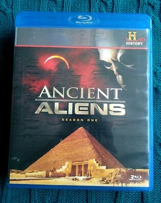 ANCIENT ALIENS SEASON 1 – BLU-RAY, 3-DISC -R-ALL, LIKE NEW, FREE POST  AUS-WIDE - Image 1 of 2