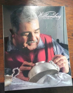 Williamsburg Holiday 2000 Catalog Signed by Jimmy Curtis Colonial Williamsburg - Picture 1 of 5