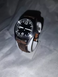 Reloj de pulsera Field/Explorer de acero inoxidable de 36 mm mecánico automático Mvmt. Correa de cuero - Imagen 1 de 10