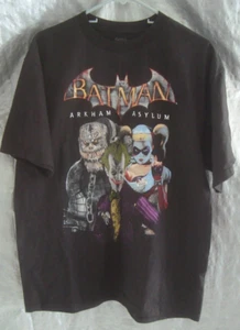 Camiseta Promocional Batman Arkham Asylum Villains Vintage Talla Grande Joker Harley - Imagen 1 de 3