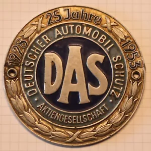 targa auto d'epoca 25 anni LA protezione auto metallo 1953 decorazione d'epoca - Foto 1 di 13