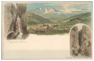 S8961/ St. Johann in Pongau Litho AK H. Heubner ca.1900 Österreich  - Bild 1 von 2