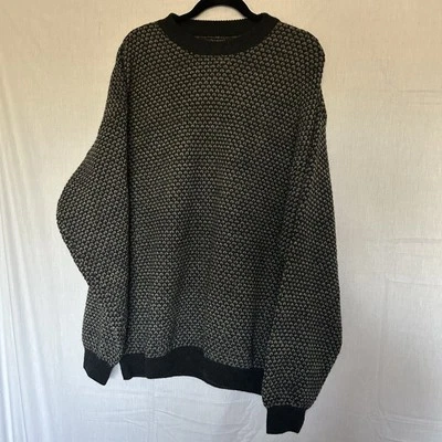Vintage Cutter and Buck Knit Wool Sweater Oversized knit Academia Golf Preppy - Image 1 of 4